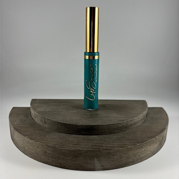 Lipsense Snow Cone NEW Cool Shimmer Turquoise Blue Duochrome Glitter Lipstick - Picture 2 of 7